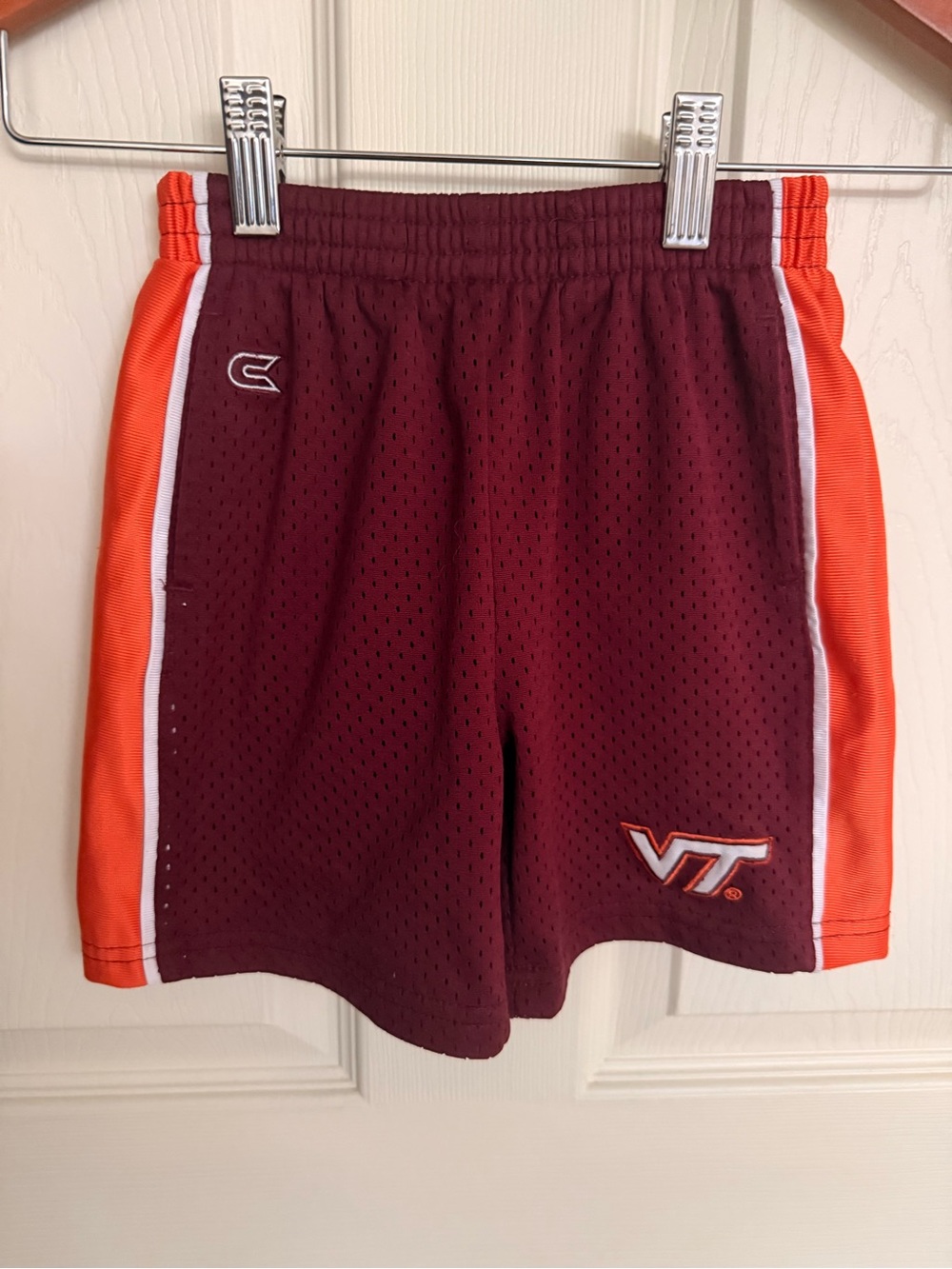 Virginia Tech Maroon & Orange Kids Athletic Shorts